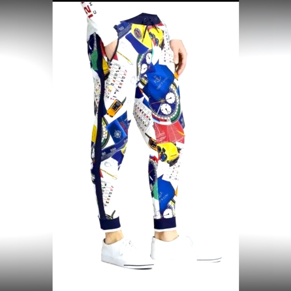NWT POLO RALPH LAUREN Men's Graphic Jogger Pants Size L